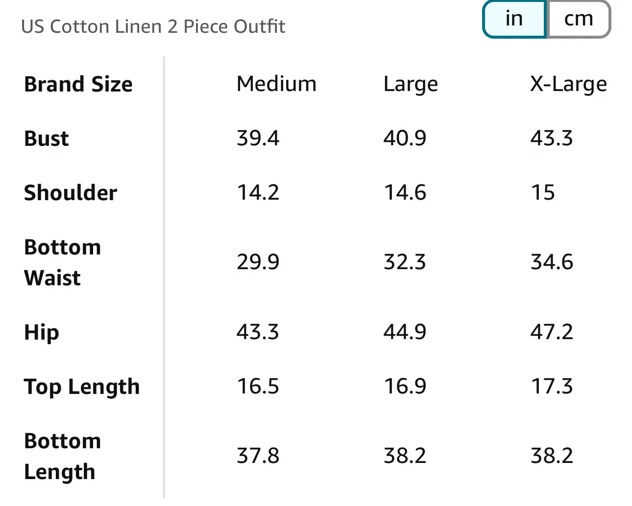 Women’s Large Geode Cotton/Linen 2 Piece Cropped Tank Top and Wide Leg Pants Outfit in ‘Mountain Lagoon’