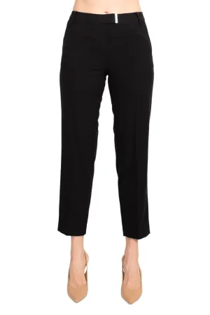 Zac & Rachel Slim Fit Pull on Pocket Pant - Black & Heather Slate