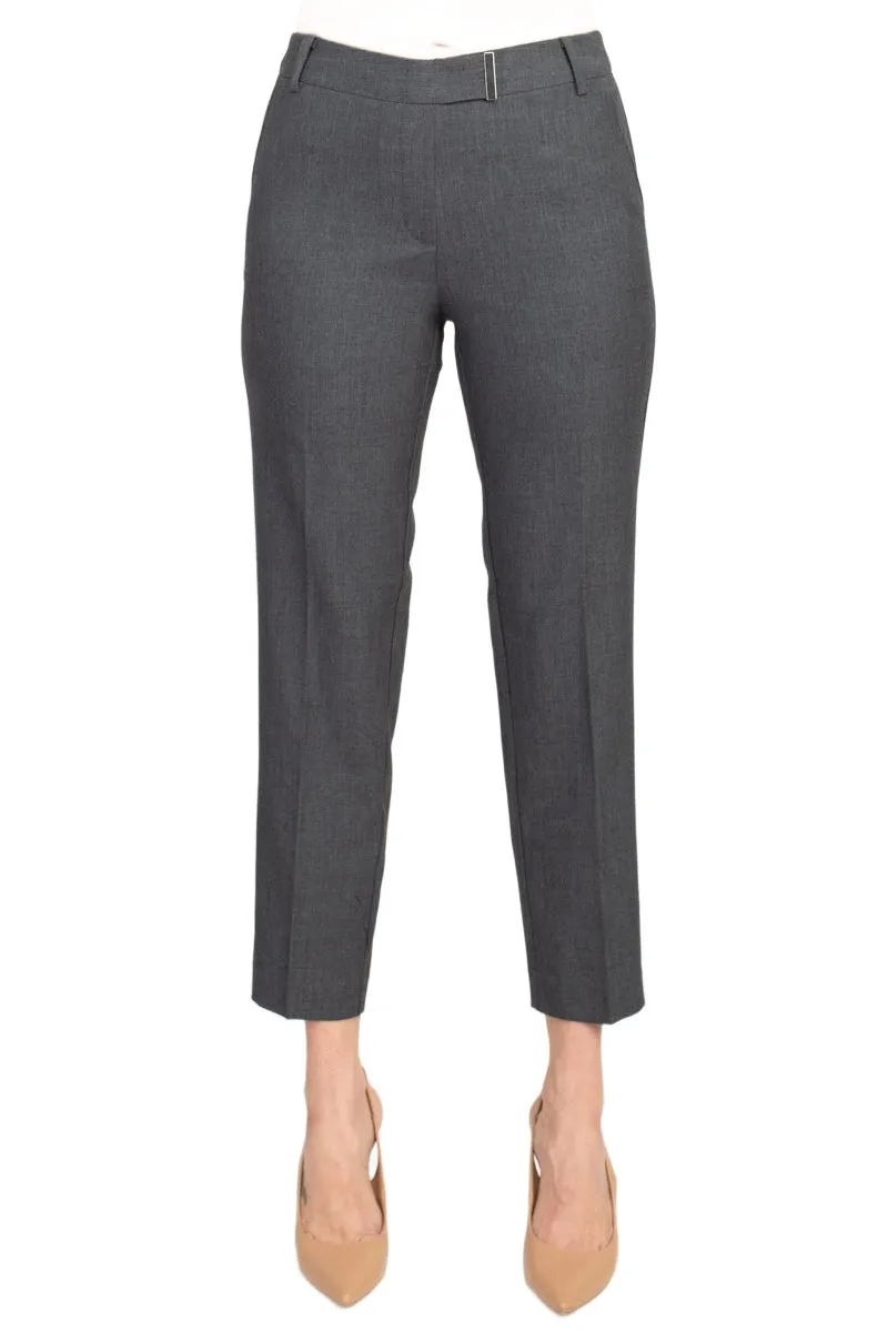 Zac & Rachel Slim Fit Pull on Pocket Pant - Black & Heather Slate
